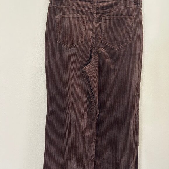 Lands End Corduroy Baggy Pants Womens Wide Leg Hamilton Baggie Y2k 2000s SZ14 - Picture 2 of 13
